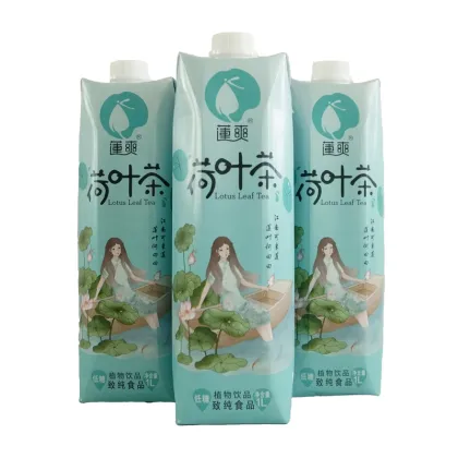 Lotus leaf tea drink