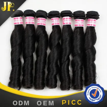 JP hair discount 7A dyeable raw virgin virgin brazilian remy spring curl hair