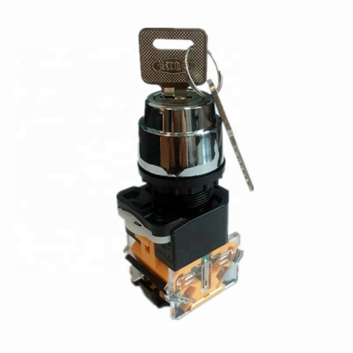 22 -мм паваротны выключальнік селектара з ключом