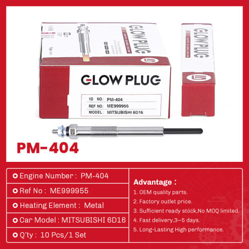 Glow Plug PM-404 ME999955 لـ Mitsubishi 6d16