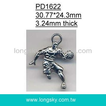 Basketball player pendants for garments (#PD1622)