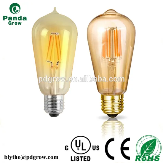 Good aging resistant amber 4W Cool white Edison tungsten filament ST64 vintage E27 Light Bulb Lamps Droplight 110V/220V