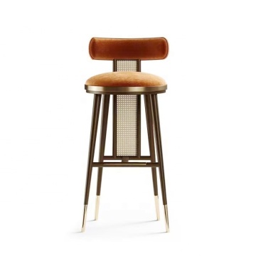 Modern Design Metal Legs Bar Stool for Commercial Use