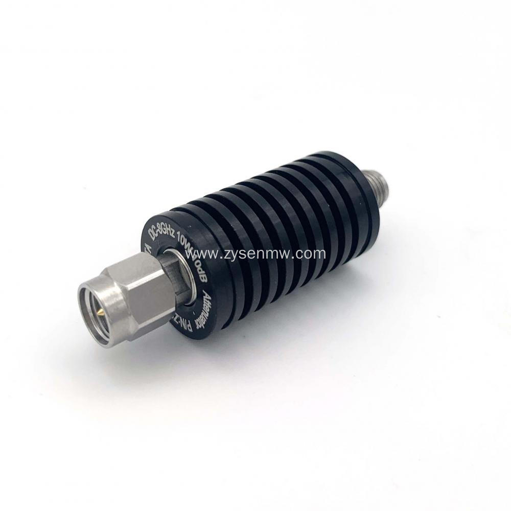 10W RF Fixed Coaxial Attenuator