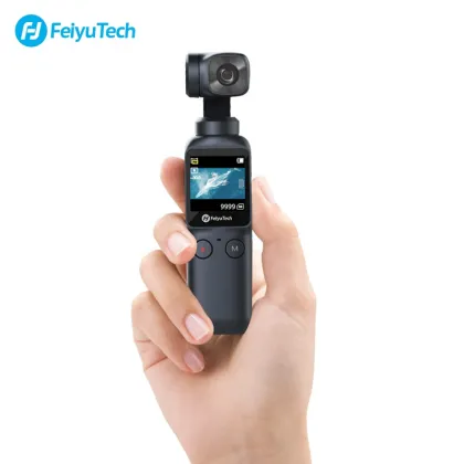 Feiyu Pocket Sport Camera 4K HD Handheld Gimbal Wifi AI 8x Slow Motion For Vlog Video VS Fimi Palm VS DJI OSMO Opcket
