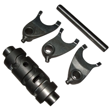 Bahan Besi Berkualiti Bahan Gearshift Drum Comp untuk Sistem Enjin Motosikal TX200