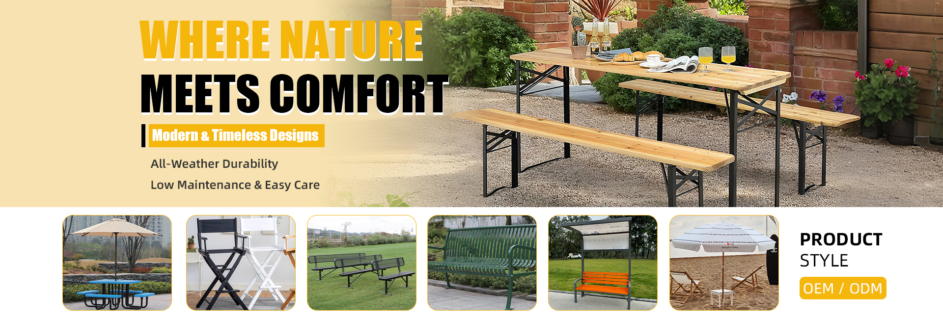 Outdoor furniture series