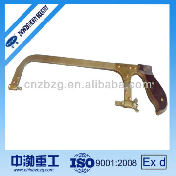 Aluminum & Beryllium Copper Alloy Safety Hacksaw Frame, Non-sparking Hand Tools
