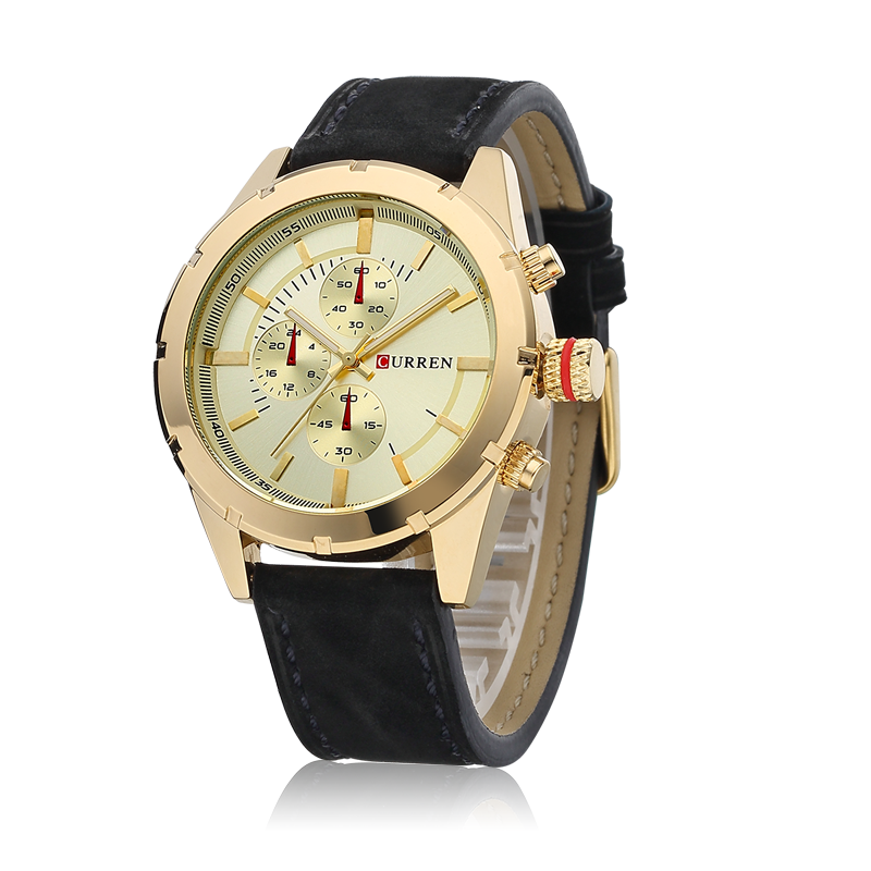 CURREN japan movements vintage quartz watch