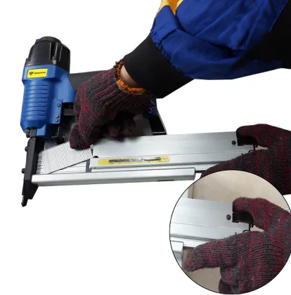 Pneumatic Brad Nailer for Woodworking - RONGPENG SF5040 Brad Air Nailers and Staplers