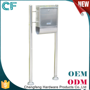 China Factory Cast Stainless Steel Standing Us Postal Address letterbox