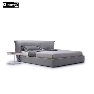 Custom luxury linen fabric bed