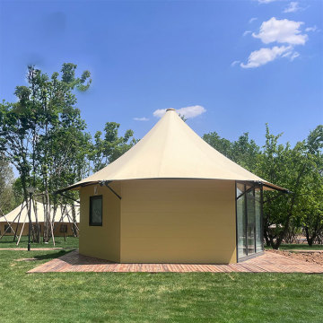 Spire Canopy Tent 14x14 ft - UPF50 Outdoor Camping Shelter with Sidewall and Aisle