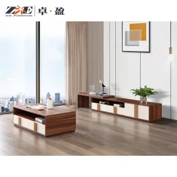 Wooden TV Stand with Console Table for Modern Home Furniture Living Room Sets