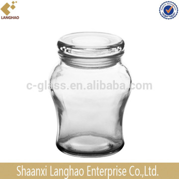 Clear Decorative Apothecary Jar With Lid