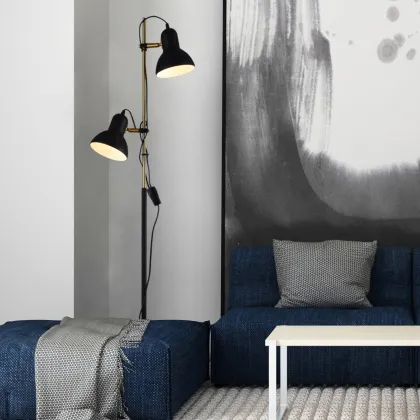 Modern Indoor Luxury Floor Lamp with Door Standing Design