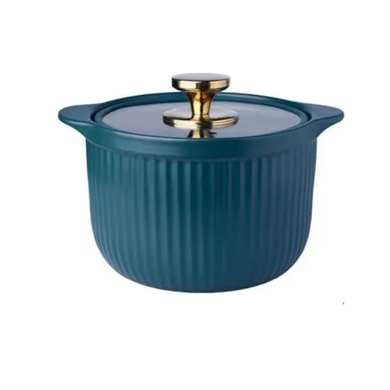 High Temperature Resistant Household Ceramic Casserole Dish: Perfect for Soups, Stews, and Casseroles