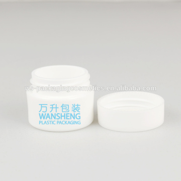 Wansheng Single Wall Cosmetic Jar PP Round 15G Simple PP Jar