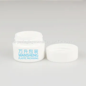Wansheng Single Wall Cosmetic Jar PP Round 15G Simple PP Jar