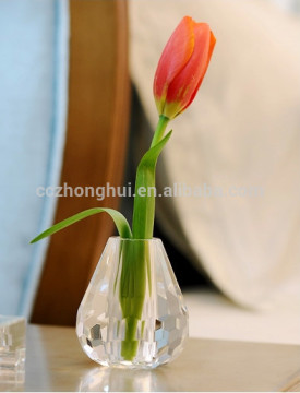 Modern crystal vase for home decoration
