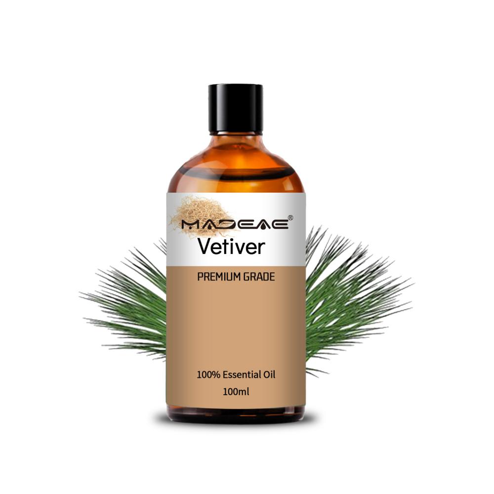 Pacote personalizado OEM Melhor preço vetiver natural petróleo essencial vetiver óleo