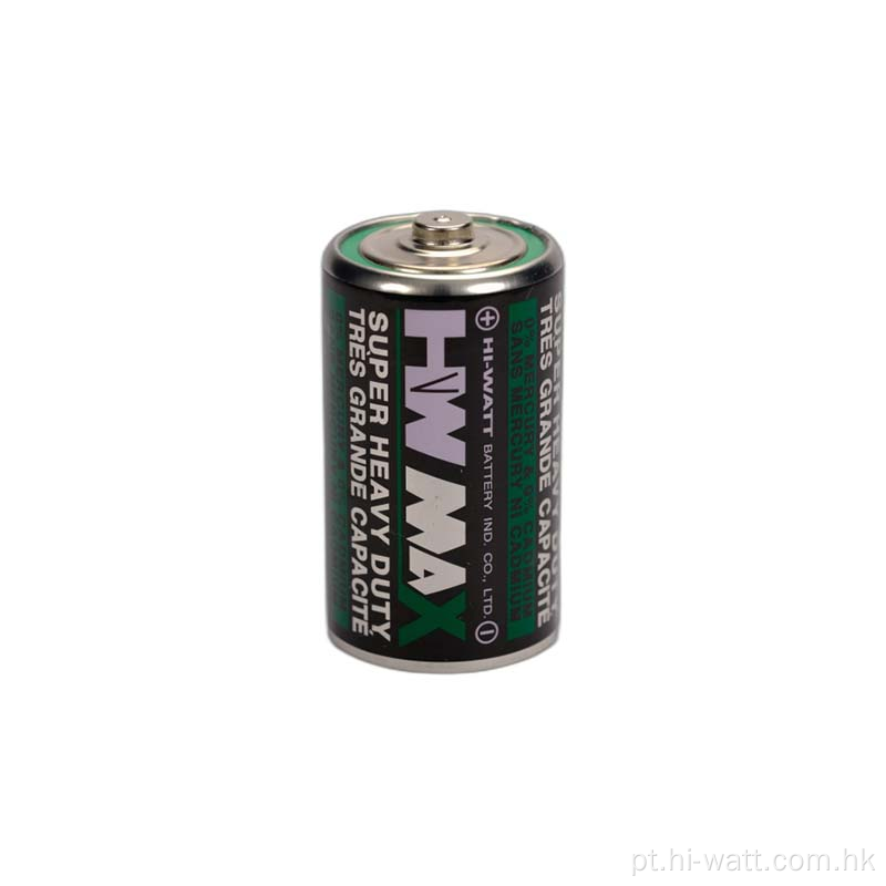 Revestimento de metal da bateria R20P do tamanho de HW D