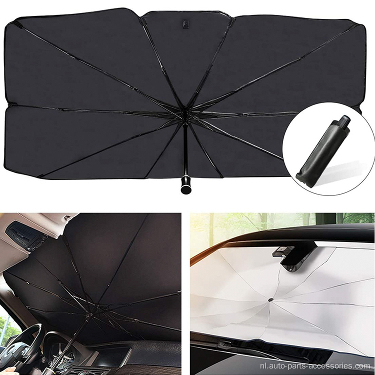 Voorruit zonschaduw opvouwbare reflector windshields paraplu