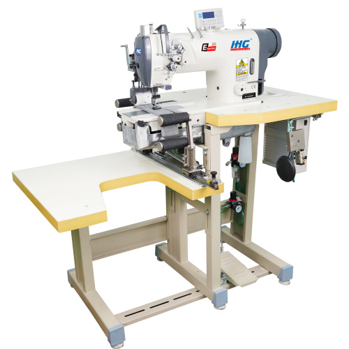 Sewing Elastic Pants Machine with Strectcher Double Needle