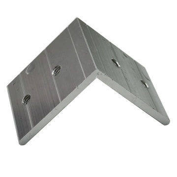 90 Degree Aluminum Steel Corner Brackets with Steel Screws for Slim Sliding Doors