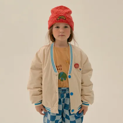 Fashion Quilted Children's Baseball Uniform Jacket