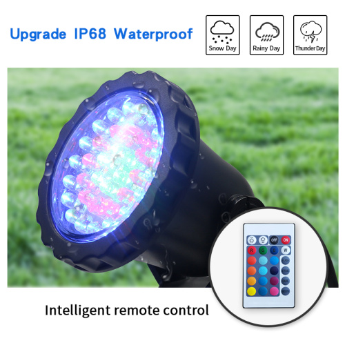 Control remoto LED Spotlight para el paisaje del jardín de estanques