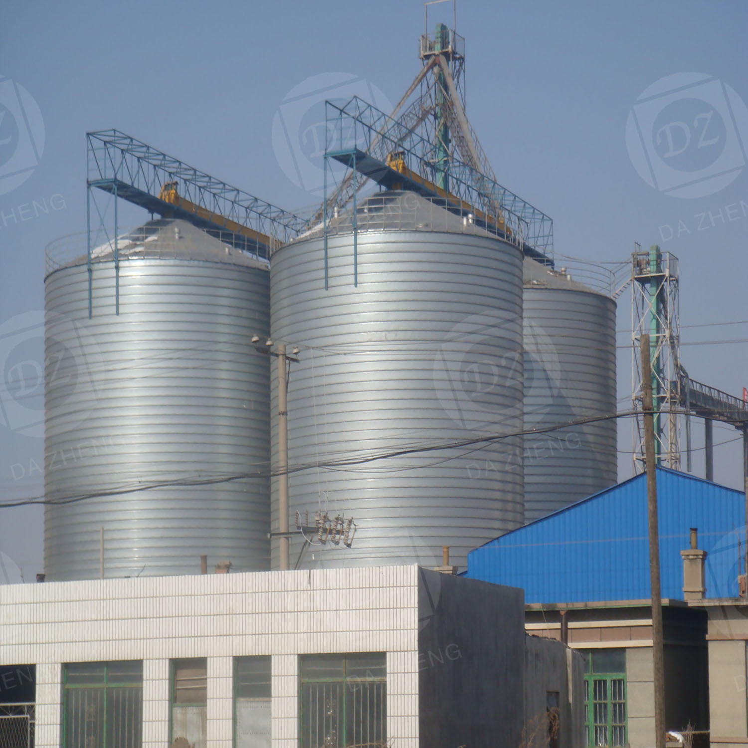 Storage silos for the building materials industry
