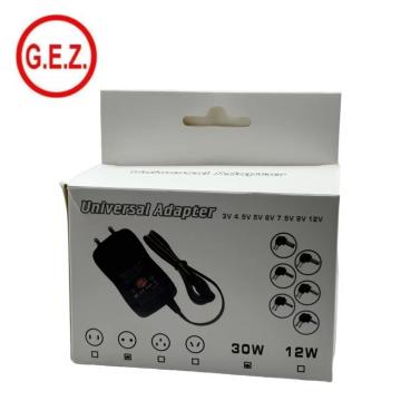 3V 4,5 V 5V 6 V 7,5 V 9V 12V 30W AC DC Adapter Regulowany zasilacz Adapter Uniwersalna ładowarka