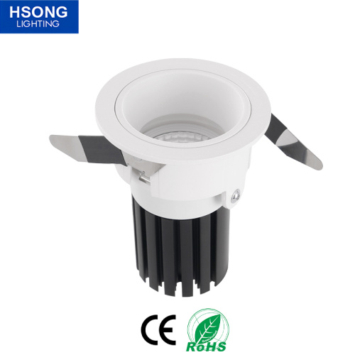 7w 12w embedded COB downlight for project housing