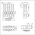 2.2x3.0x2.3mm PIN ส่วนหัว Dual Row Dip Type Dip Dip