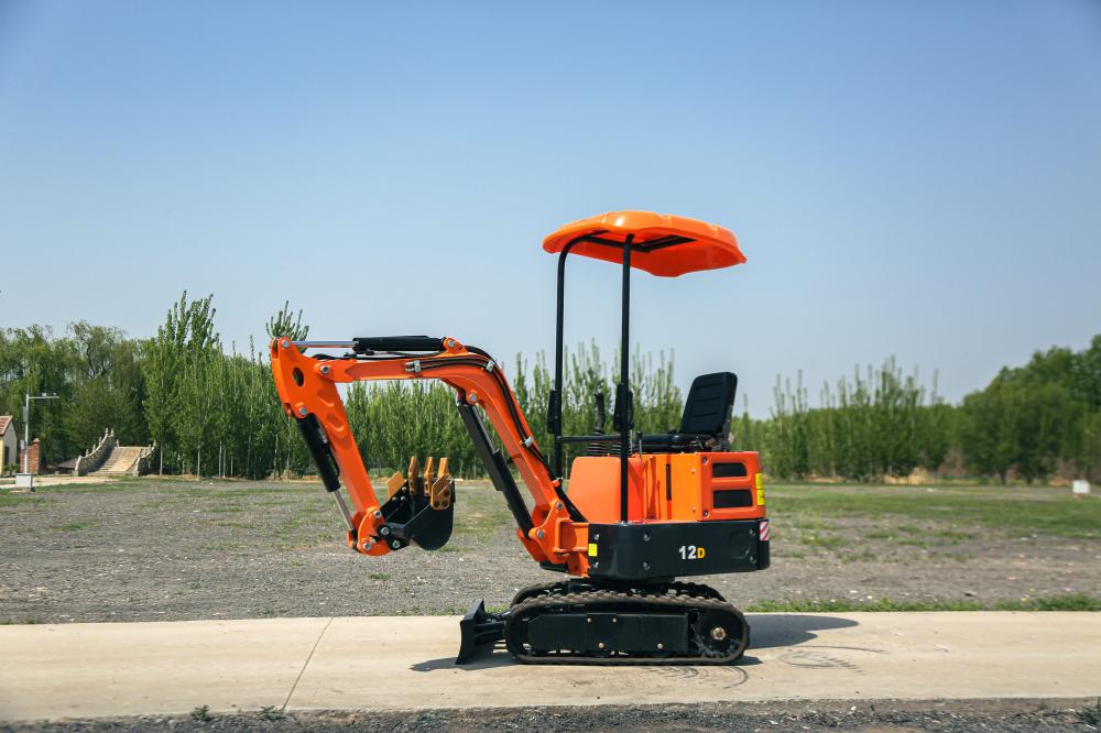 mini small digger1 ton prices with thumb bucket