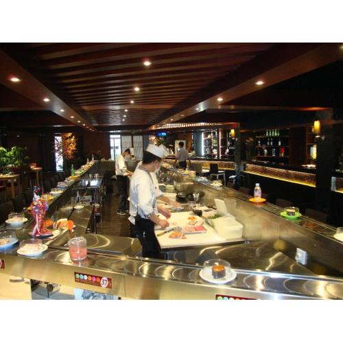 Rotary Sushi Chain Conveyor Equipment Japanese Chain conveyor sushi belt Manufactory