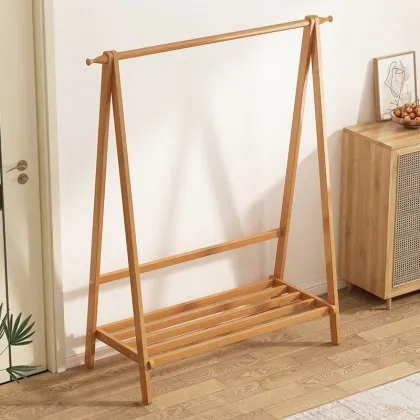 Non-Solid Wood Clothes Rack for Bedroom and Hotel Drying Storage