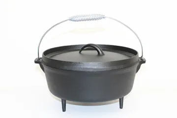 Flanged lid Cast Iron Dutch Oven