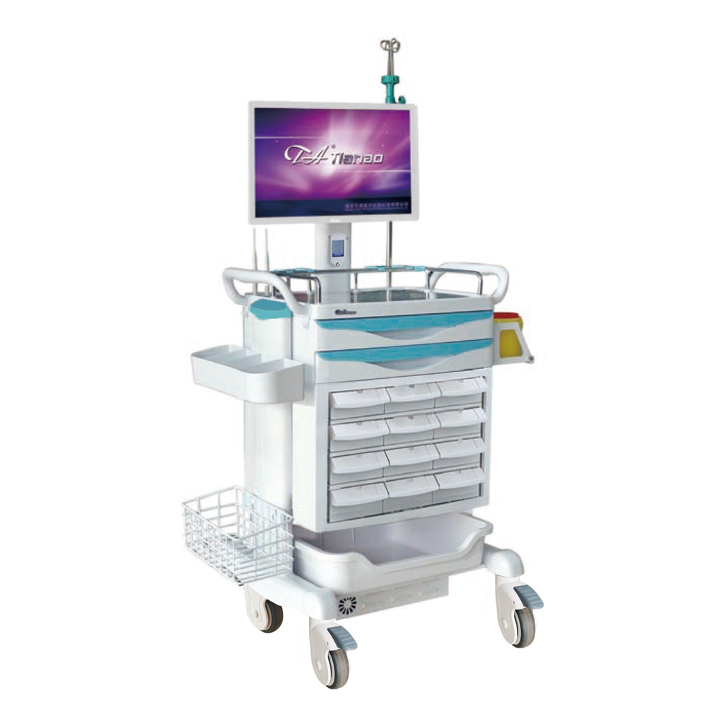 Mobile Nurse Workstation with Keyless Entry System