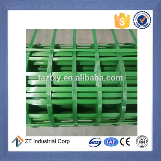Warp knitted PET polyester welding geogrid
