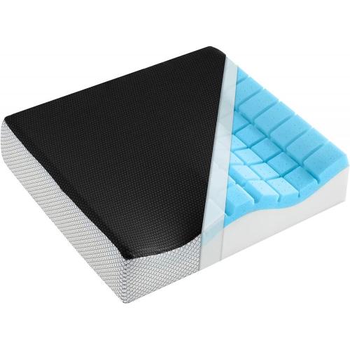 Foam Seat Cushion For Office Chair Dual Layer Memory Foam Chair Cushions Supplier