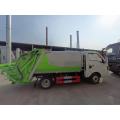 Small 4x2 dump garbage waste bin truck