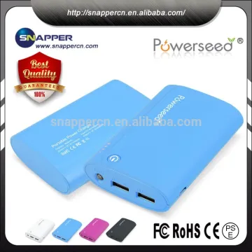 Mobile External Battery Charger Aluminum 18650 USB Battery Portable Power Bank 6000mAh
