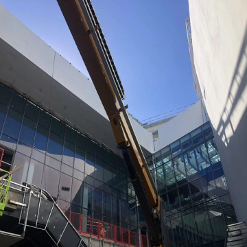 FASEC Building Window Curtain Wall Aluminum Profiles for Facade Double Glazed Insulated Frameless Curtain Walls