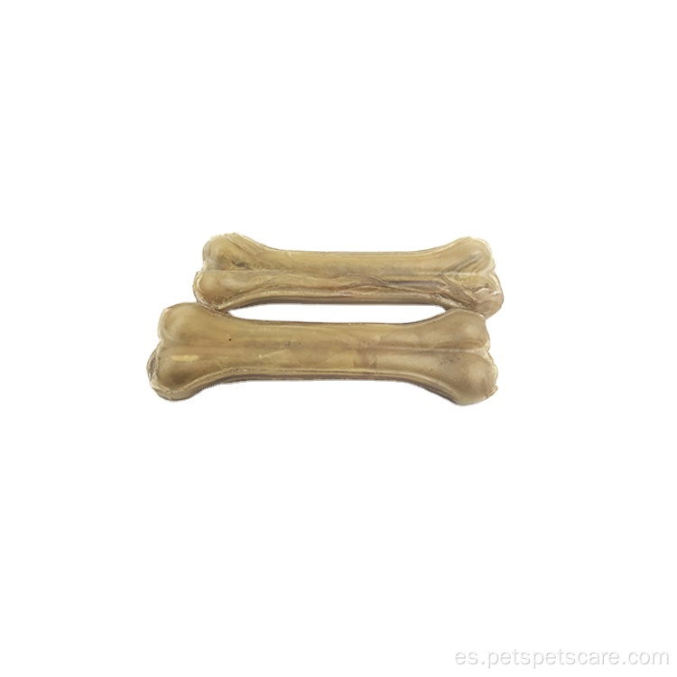 Mascota indestructible juguetes para masticar hueso hueso de perro de silicona