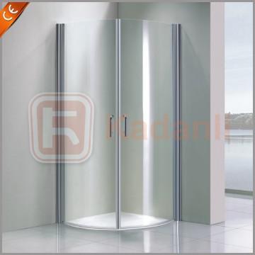 Free standing glass shower enclosures
