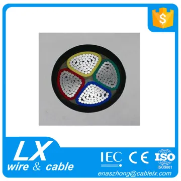 4 Core aluminum conductor PVC Power Cable