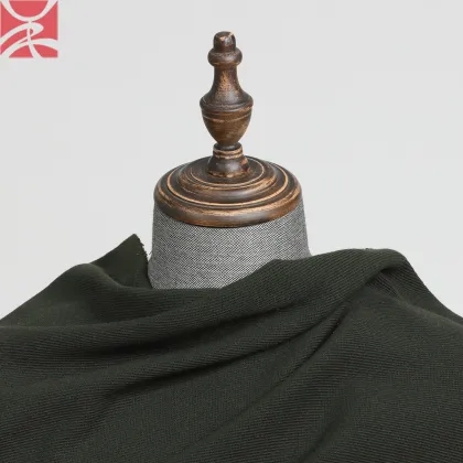 Twill Fabric Wool Polyester Woven Fabric For Clothing