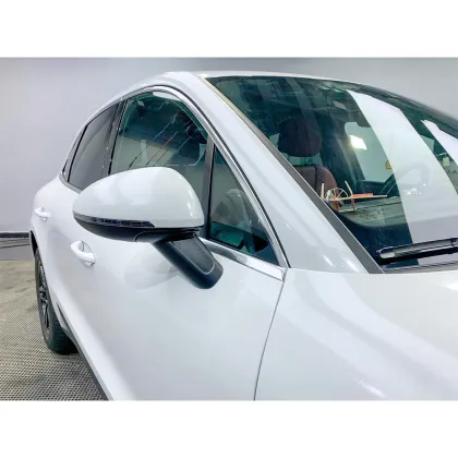Glossy Pearl White Car Wrap